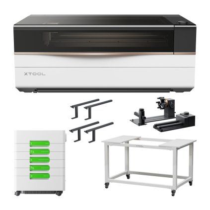 xTool P3 80W laserový gravírovací stroj - sada vše v jednom