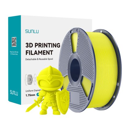 Filament Sunlu PLA+ (žlutý)  Sunlu