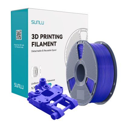 ABS filament s povrchovou úpravou (modrý)  Sunlu