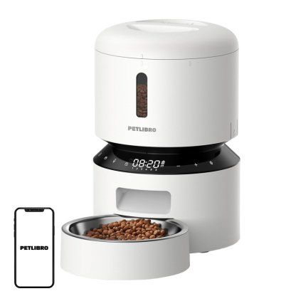 PETLIBRO Granary – dávkovač krmiva pro domácí mazlíčky, 3 l (bílý)  Petlibro