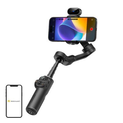 Stabilizátor AOCHUAN X2 s AI senzorem (černý)  AOCHUAN