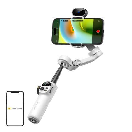 Stabilizátor AOCHUAN X2 s AI senzorem (bílý)  AOCHUAN