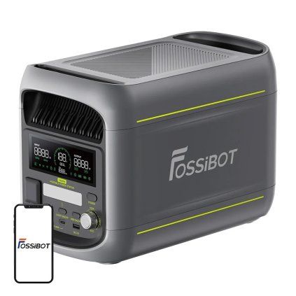 Nabíjecí stanice FOSSIBOT F1800 1800 W (šedá)  FOSSIBOT
