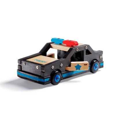 Stanley Jr. OK096-SY Stavebnice, policejní auto, dřevo  Stanley