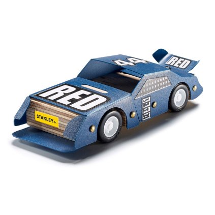 Stanley Jr. OK013-SY Stavebnice, závodní auto, dřevo  Stanley