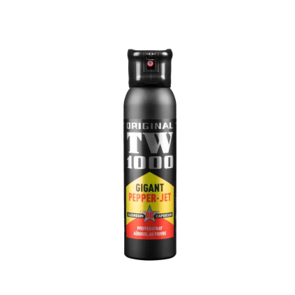 TW1000 Pepřový sprej Jet Gigant s pojistkou a pružinovým vyklápěcím uzávěrem 150 ml  TW1000