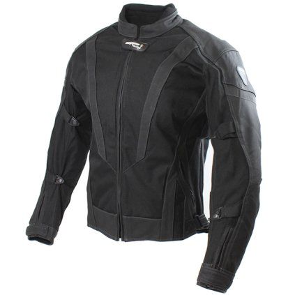 Bunda moto pánská SEPANG kůže/textil černá M (Velikost M)