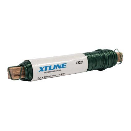 XTLINE Vázací drát zelený PVC | 0,9 (0,65) mm x 30 m  STAVTOOL