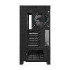 Počítačová skříň Darkflash DY451 PRO s ventilátorem (černá)