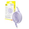 USB kabel Baseus Free2Pull USB-C to iP 20W 1m (purple)