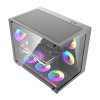 Počítačová skříň DarkFlash B275 PRO (černá) + 6 ventilátorů