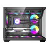 Počítačová skříň DarkFlash B275 PRO (černá) + 6 ventilátorů