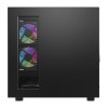 Počítačová skříň DarkFlash DS950 (černá) + 6 ventilátorů  DarkFlash
