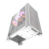 Počítačová skříň Darkflash DRX70 MESH + 4 ventilátory RGB (bílá)  DarkFlash