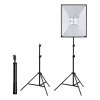 Studiová sada Puluz softbox 50x70cm, stativ, LED žárovka 4 ks PU5071EU  Puluz