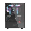 Počítačová skříň Darkflash DK100 (černá)  DarkFlash