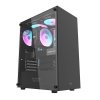 Počítačová skříň Darkflash DK100 (černá)  DarkFlash