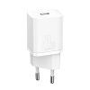 Baseus Super Si Quick Charger 1C 20W s kabelem USB-C pro Lightning 1m (bílá)