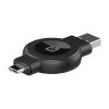 Bezdrátová nabíječka Choetech T606-F pro chytré hodinky, in-line (černá)  Choetech