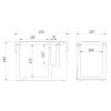 Chladící box SILVER FROST kompresor 35l 230/24/12V -20°C APP  Compass
