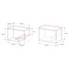 Chladící box kompresor 50l 230/24/12V -20°C BLUE APP  Compass