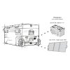 Chladící box ICE BOX DUO kompresor 75l 230/24/12V -20°C APP  Compass