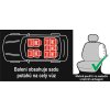 Potahy sedadel sada 9ks CARBON DARK černé AIRBAG  Compass