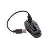 Přední svítilna USB LED nabíjecí černá/bílá – 80159  Wista
