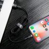 Baseus Cafule USB Lightning kabel 1,5A 2m (šedo-černý)