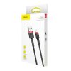 Baseus Cafule USB Lightning kabel 2,4A 0,5m (červeno-černý)