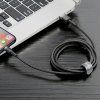 Baseus Cafule USB Lightning kabel 2,4A 1m (šedo-černý)