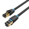 Network kabel CAT8 SFTP Vention IKABF RJ45 Ethernet 40Gbps 1m Black