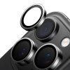 Sklíčko na fotoaparát Lensguard pro iPhone 16/16 Plus (černé)