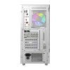 Počítačová skříň DarkFlash DS950V s displejem (bílá) + 6 ventilátorů